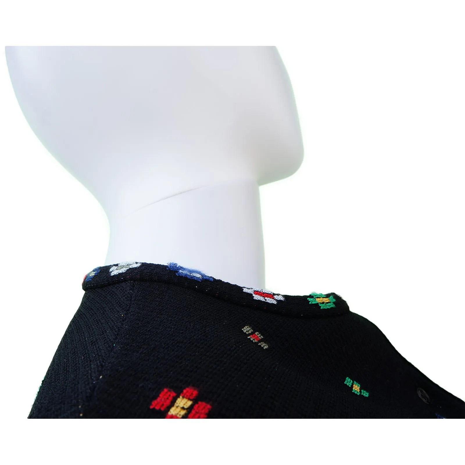 ALEXANDER MCQUEEN DIGITAL FLORAL PRINT BUTTON-UP CARDIGAN