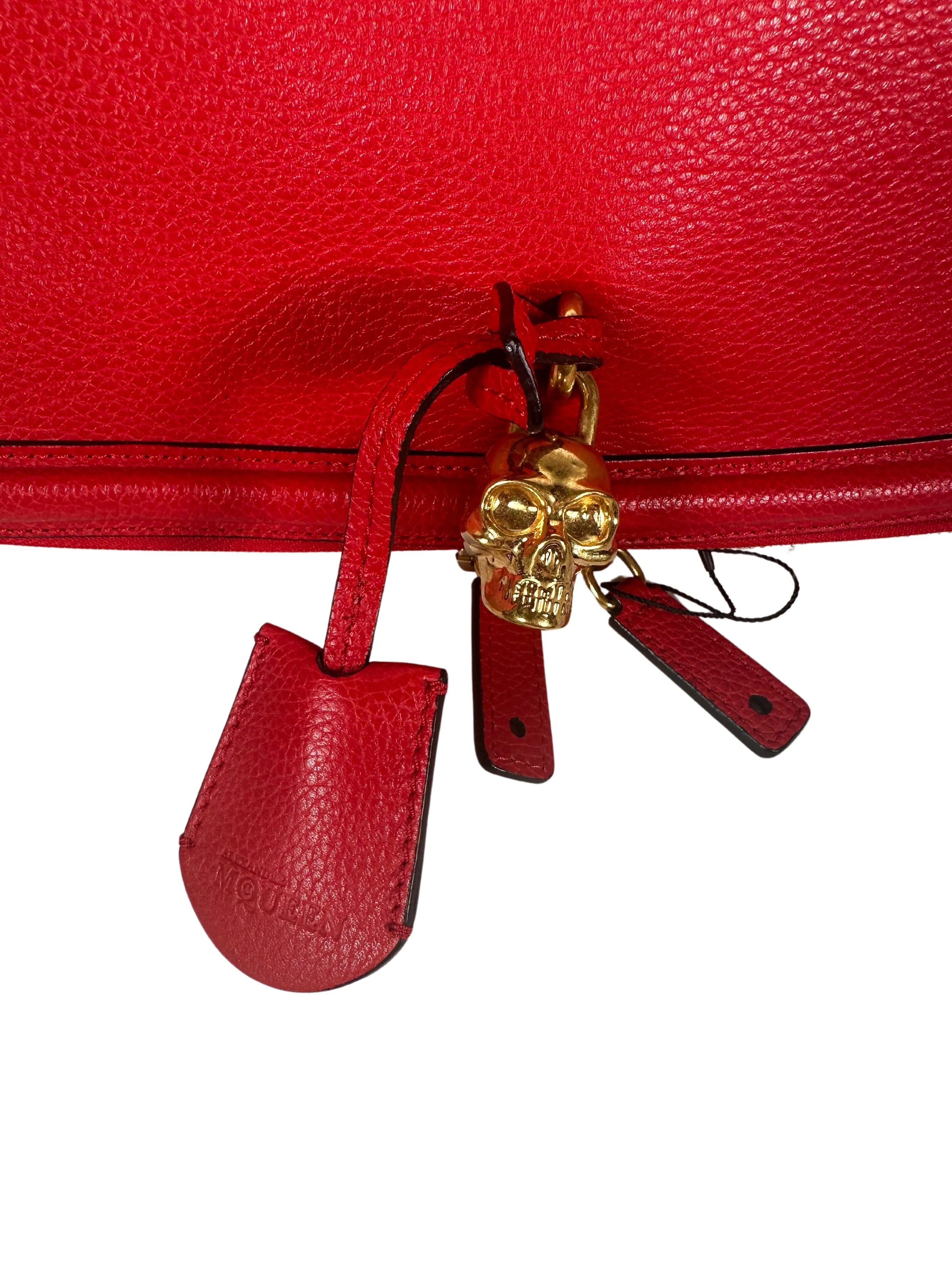 Alexander McQueen Skull Pad Lock Clutch