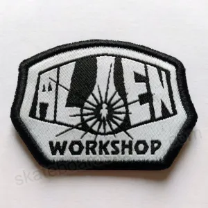 Alien Workshop - OG Logo Skate Patch - Iron On/Embroidered - 5.5cm across approx