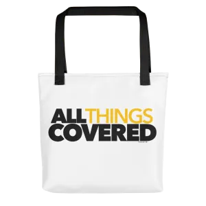 All Things Covered Podcast Logo Premium Tote Bag