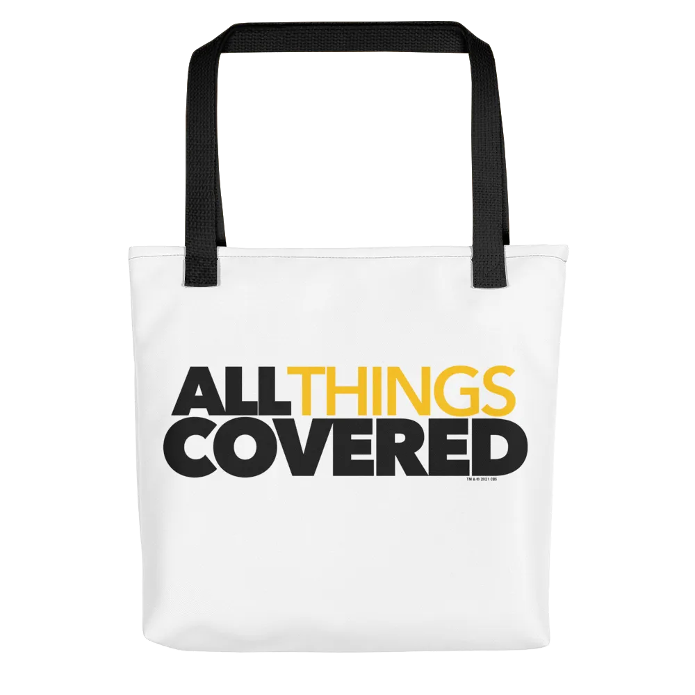 All Things Covered Podcast Logo Premium Tote Bag