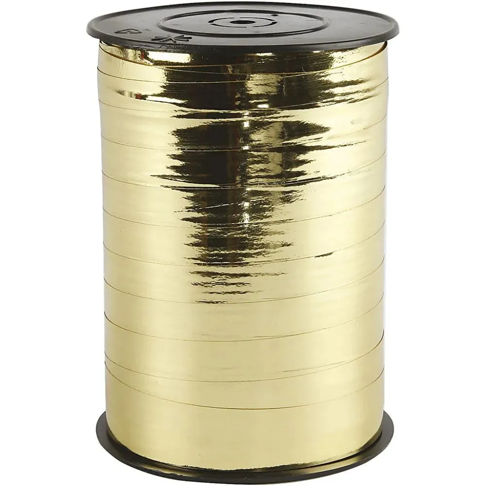 Assorted Colour Curling Ribbon With Shiny Metallic Finish For Paper Decorations