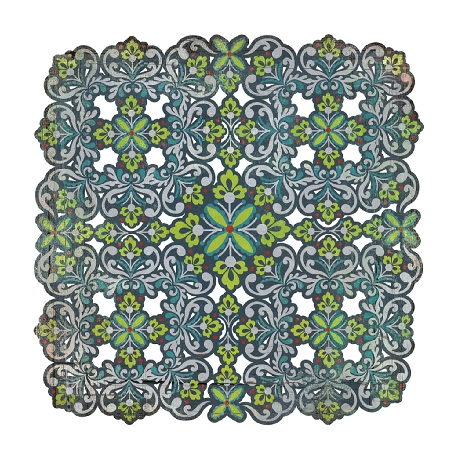 Basicgrey 12"x12" Single Sheet Laser-Cut Doilies - Oliver - Prairie Blue*