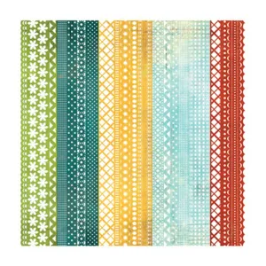Basicgrey 12"x12" Single Sheet Laser-Cut Doilies - Wander - Runaway