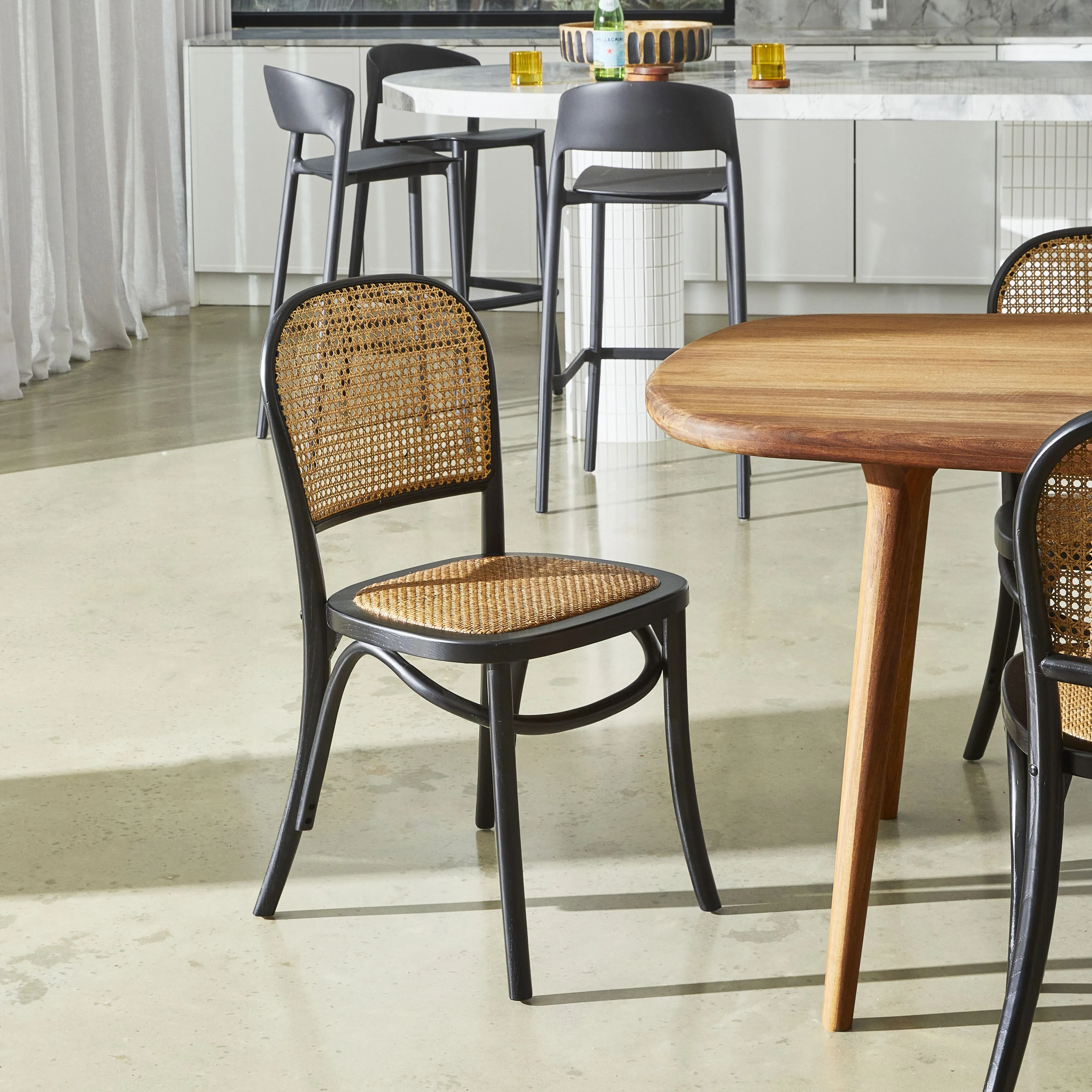 Bastion Dining Chair Black