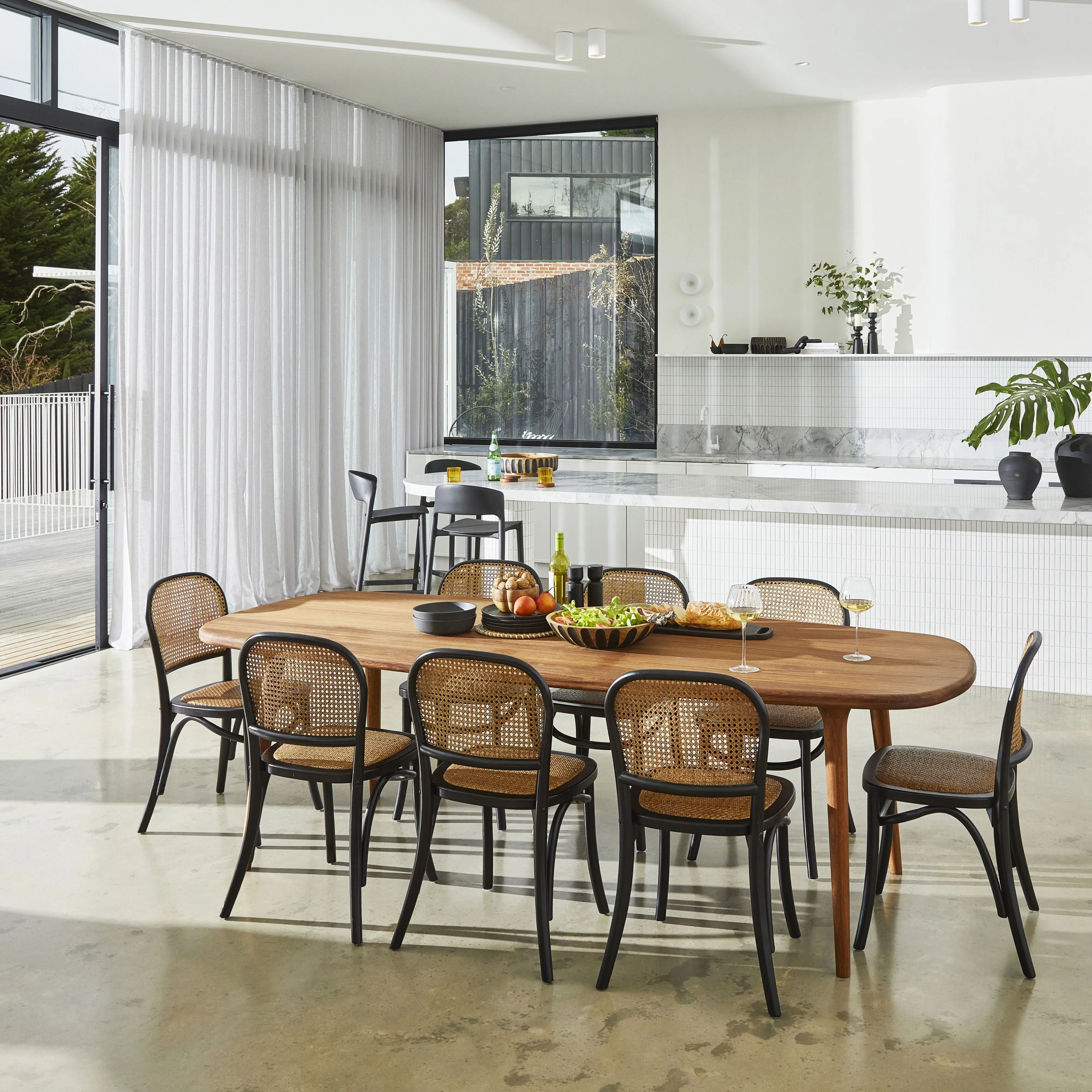 Bastion Dining Chair Black