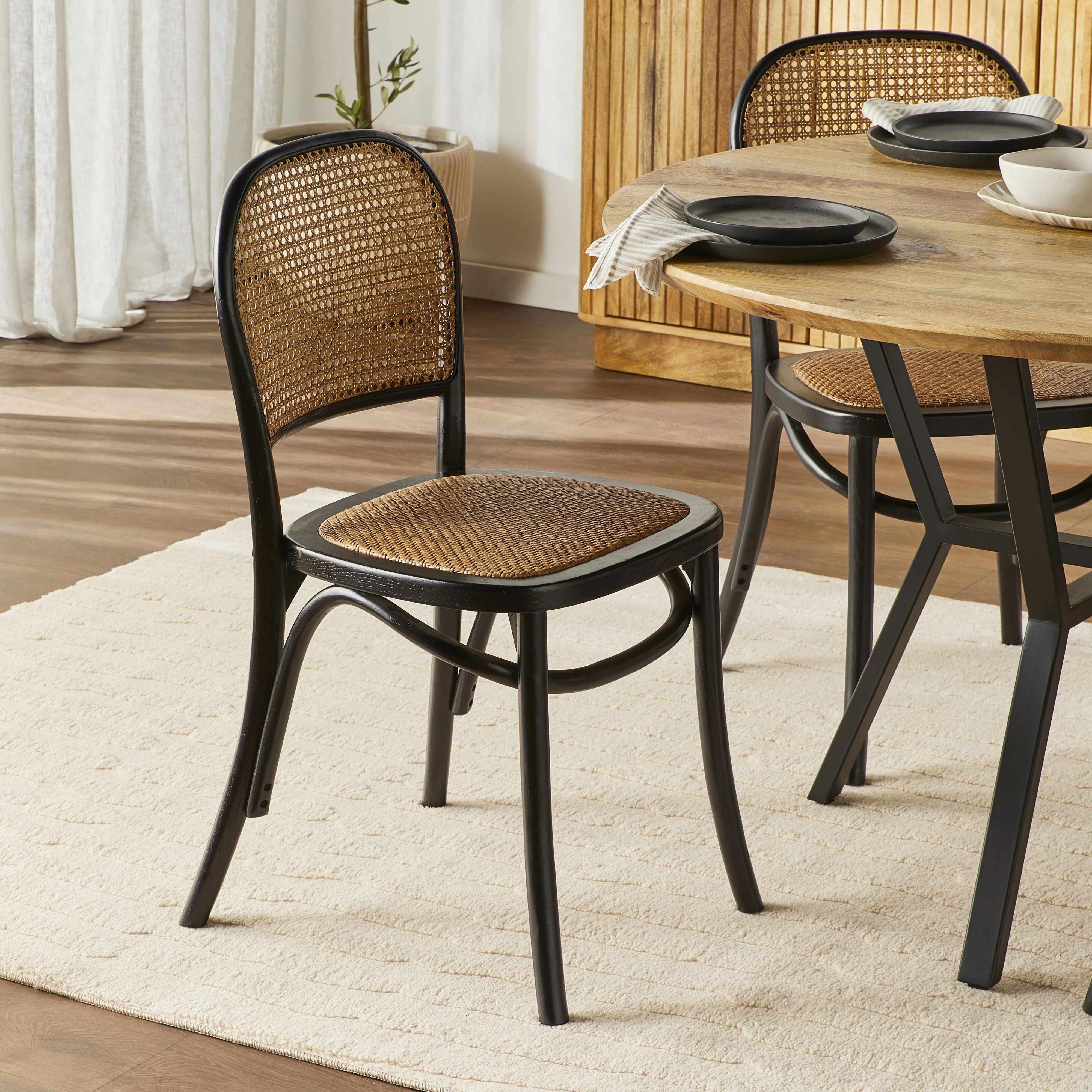 Bastion Dining Chair Black