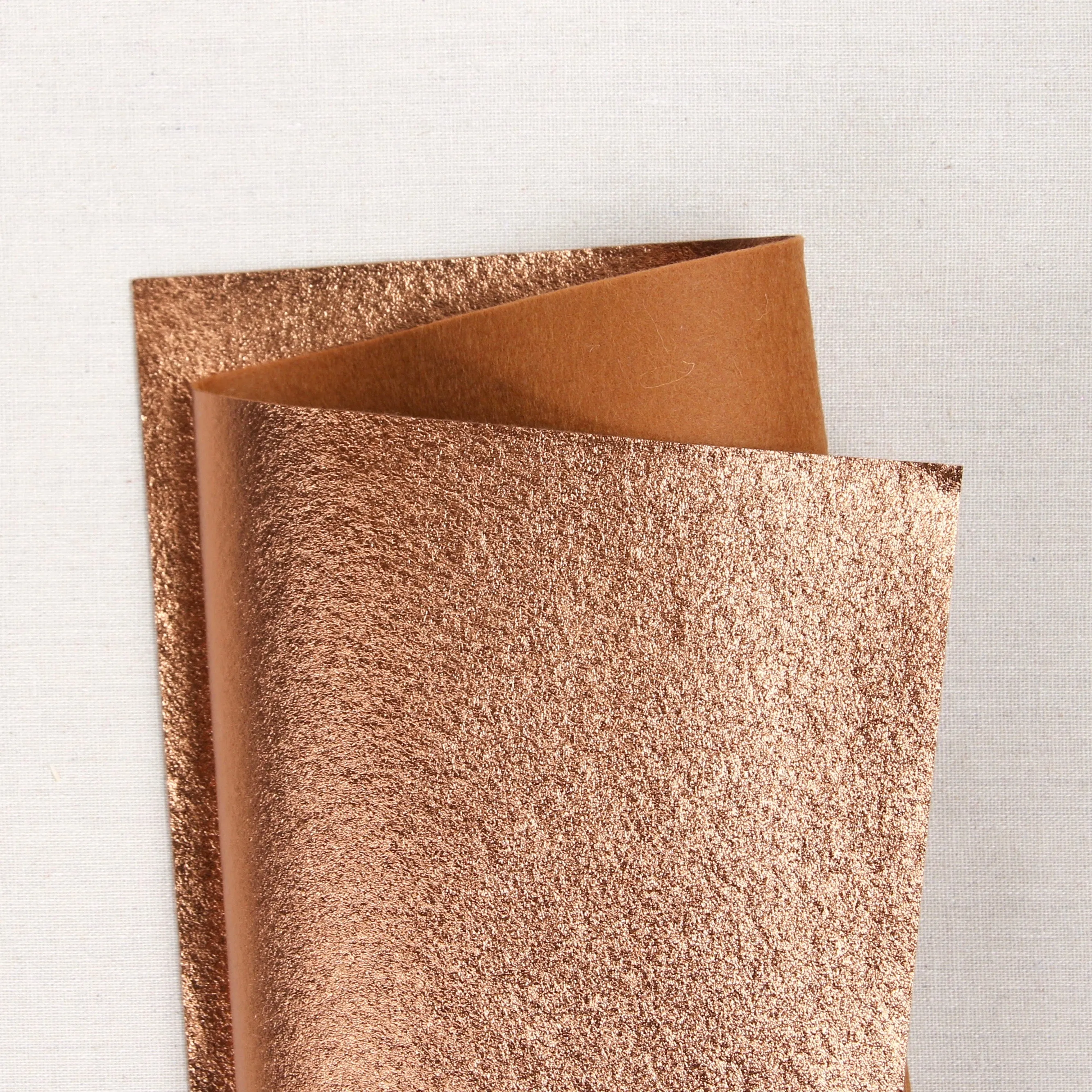 Bronze Metallic Felt