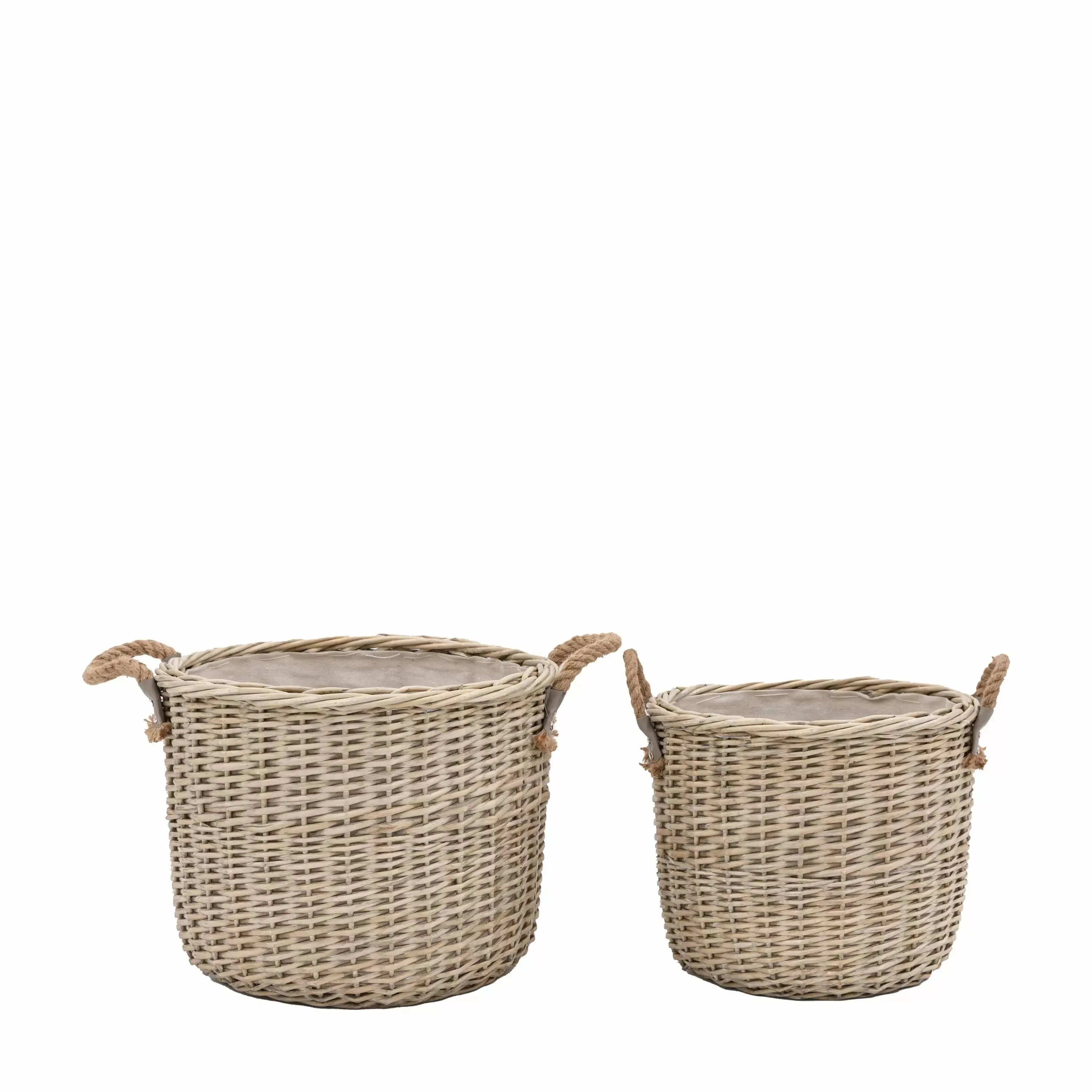 Brynn Medium Decorative Wicker Baskets - Set of 2