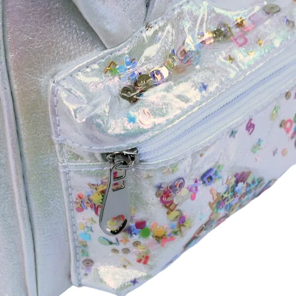 Bunny Iridescent Backpack - White