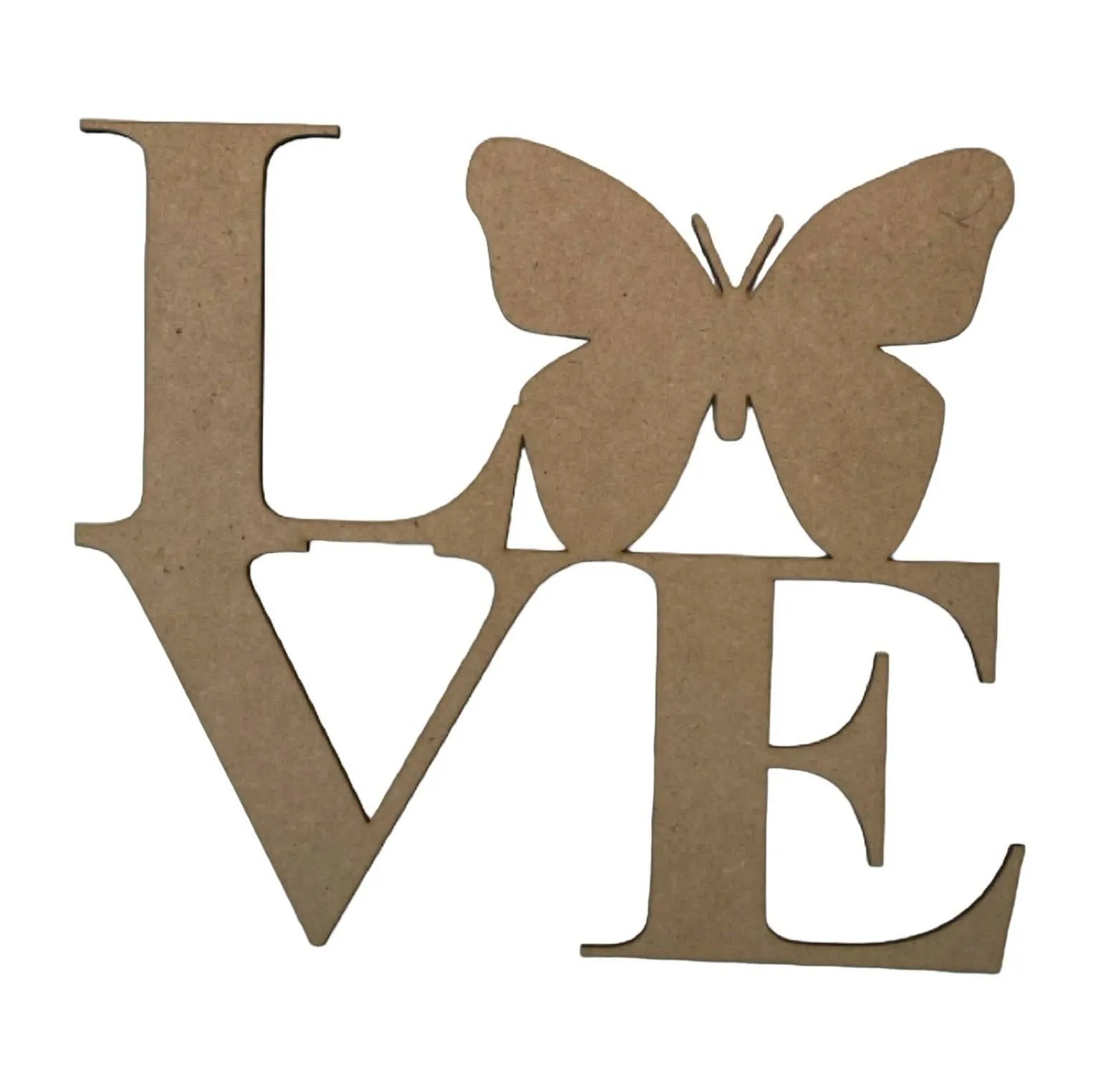 Butterfly Butterflies MDF Timber DIY Raw