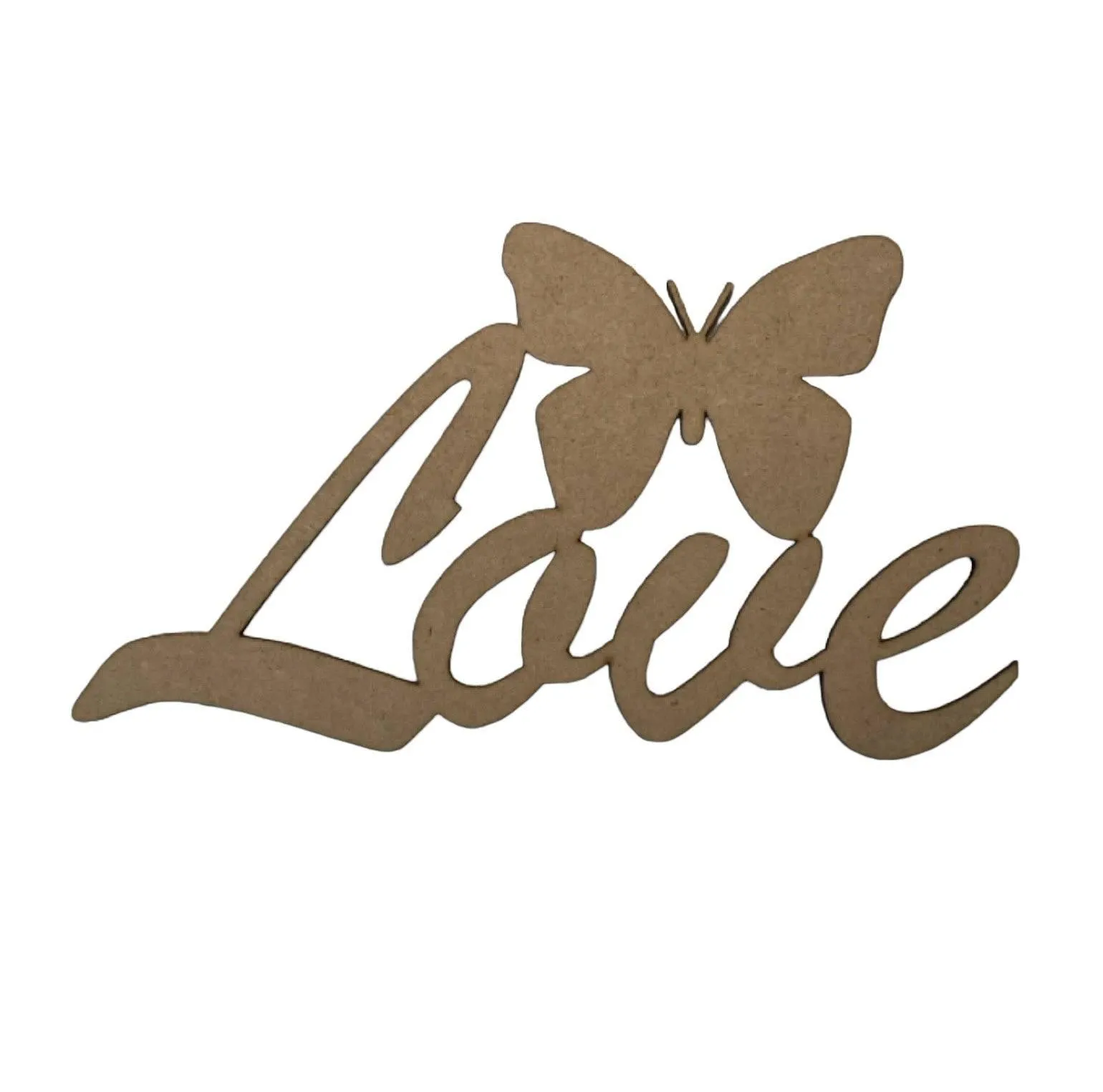 Butterfly Butterflies MDF Timber DIY Raw