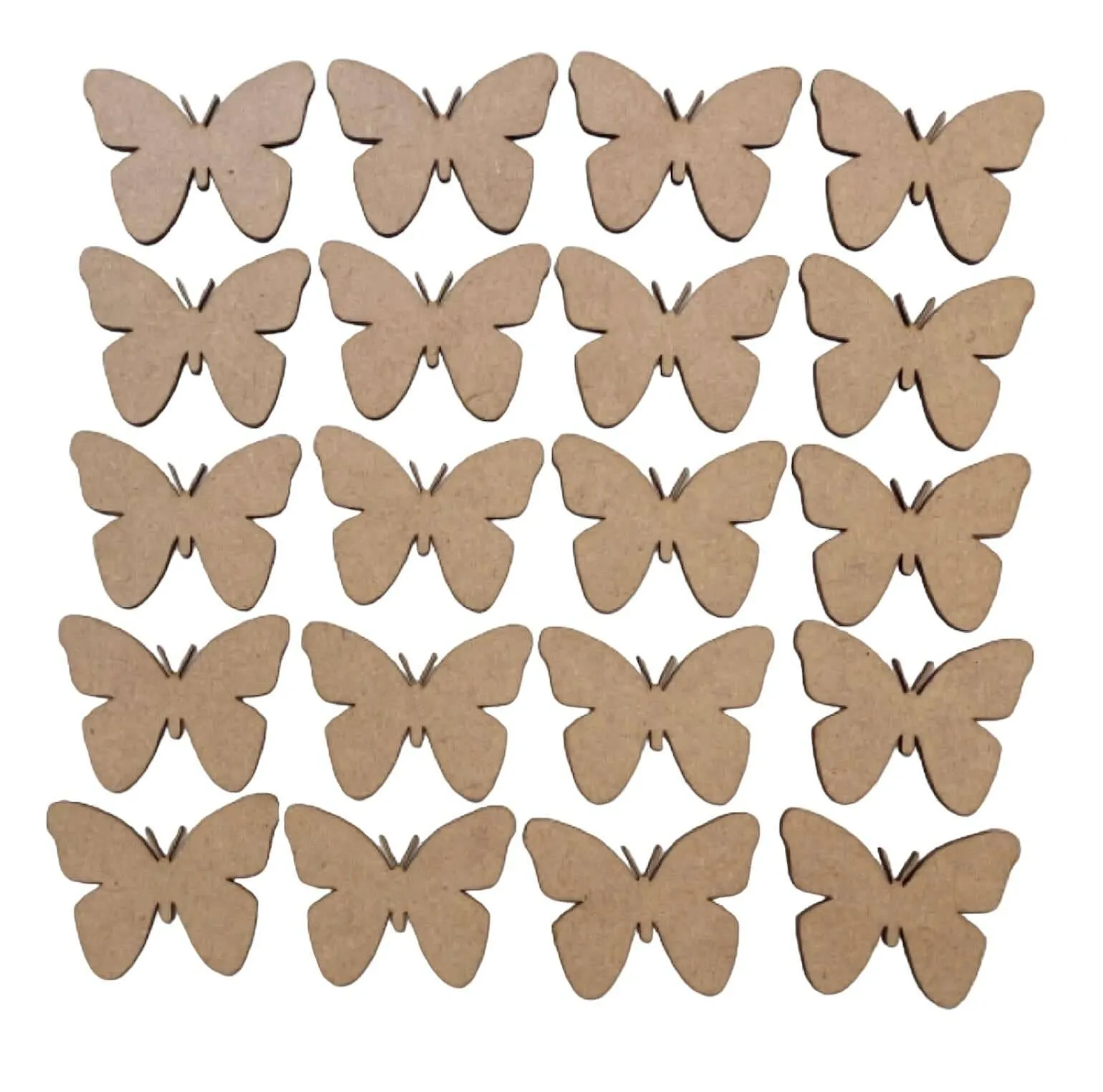 Butterfly Butterflies MDF Timber DIY Raw
