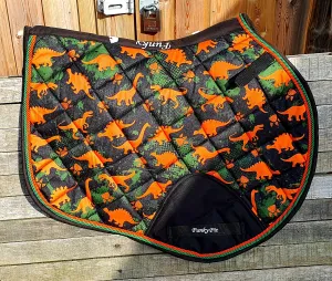 Camo Dino Close Contact Saddle Pads