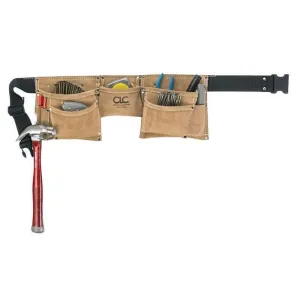 CLC Custom Leathercraft Suede 8 Pocket Tool Bag