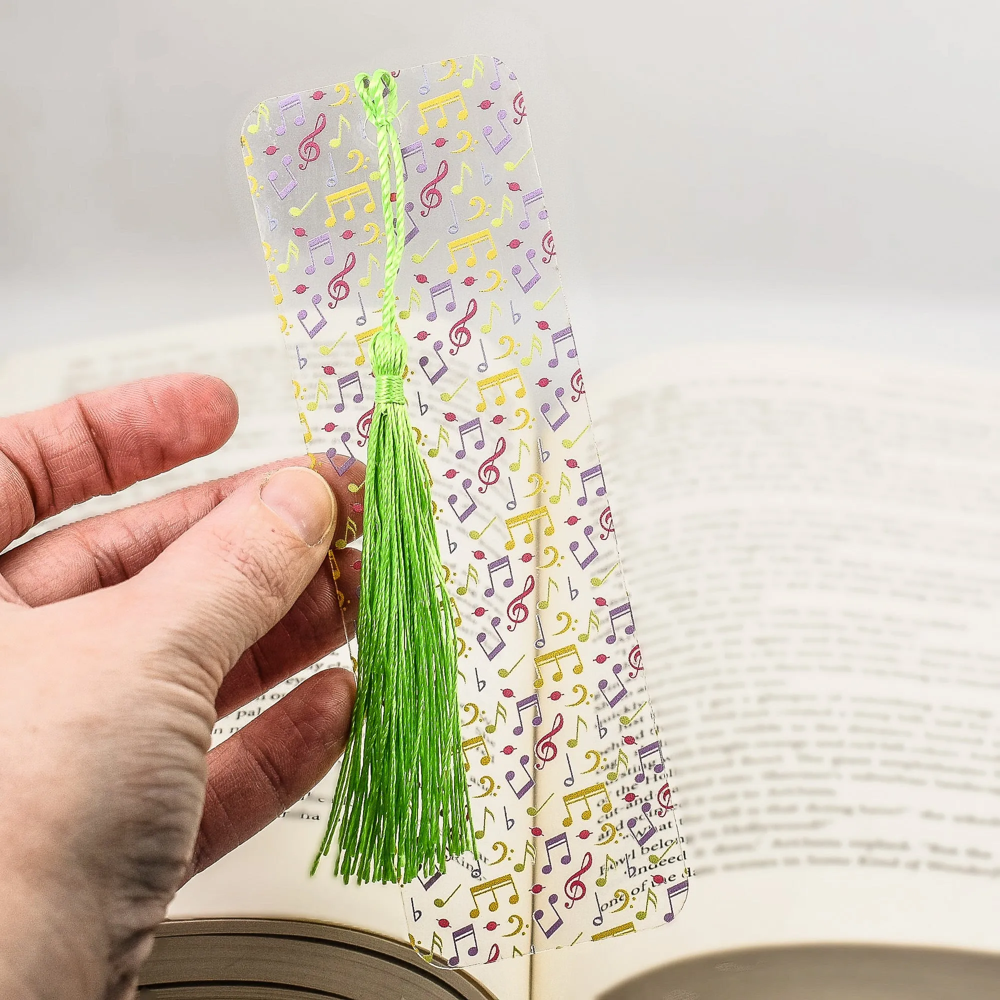 Color Music Notes Bookmark