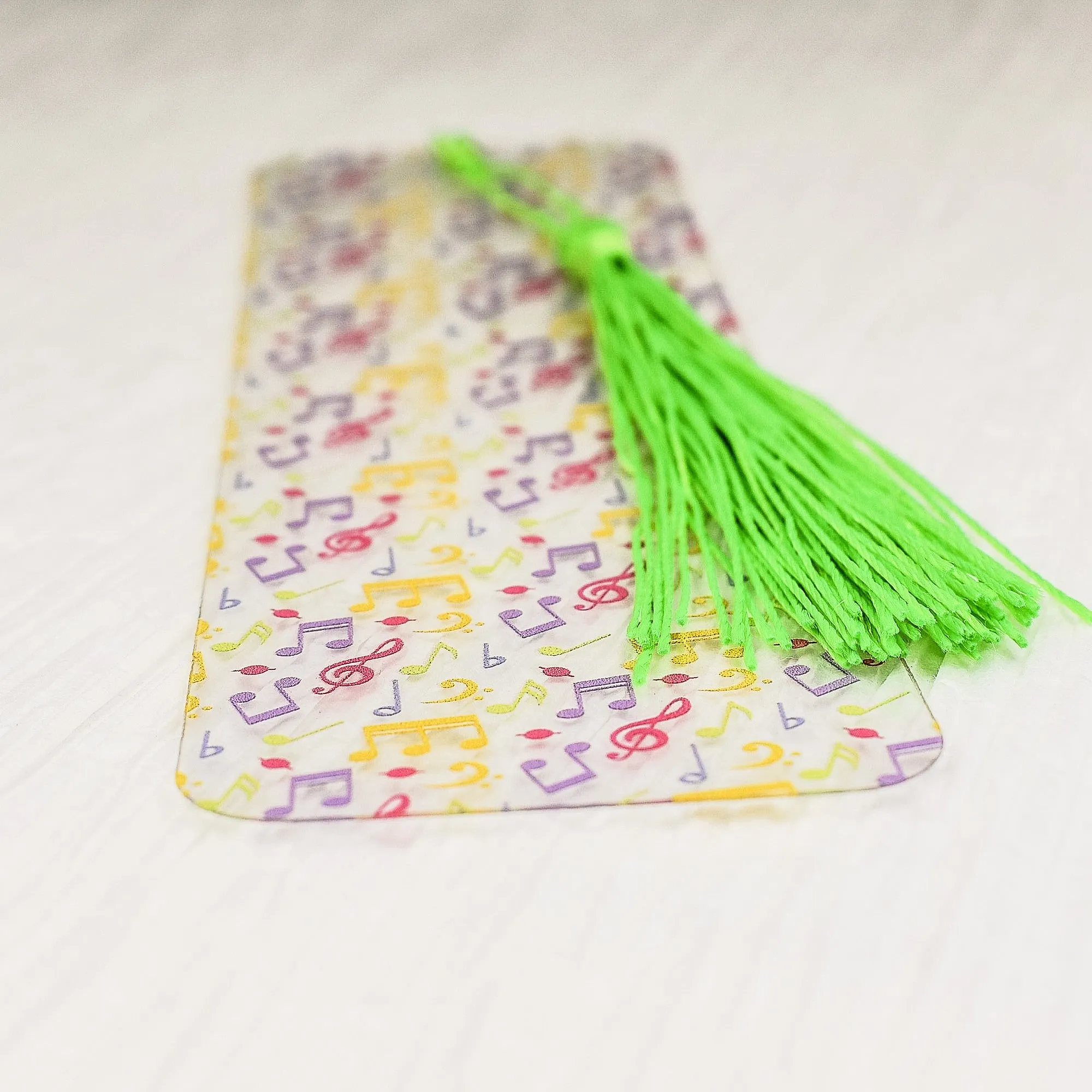 Color Music Notes Bookmark