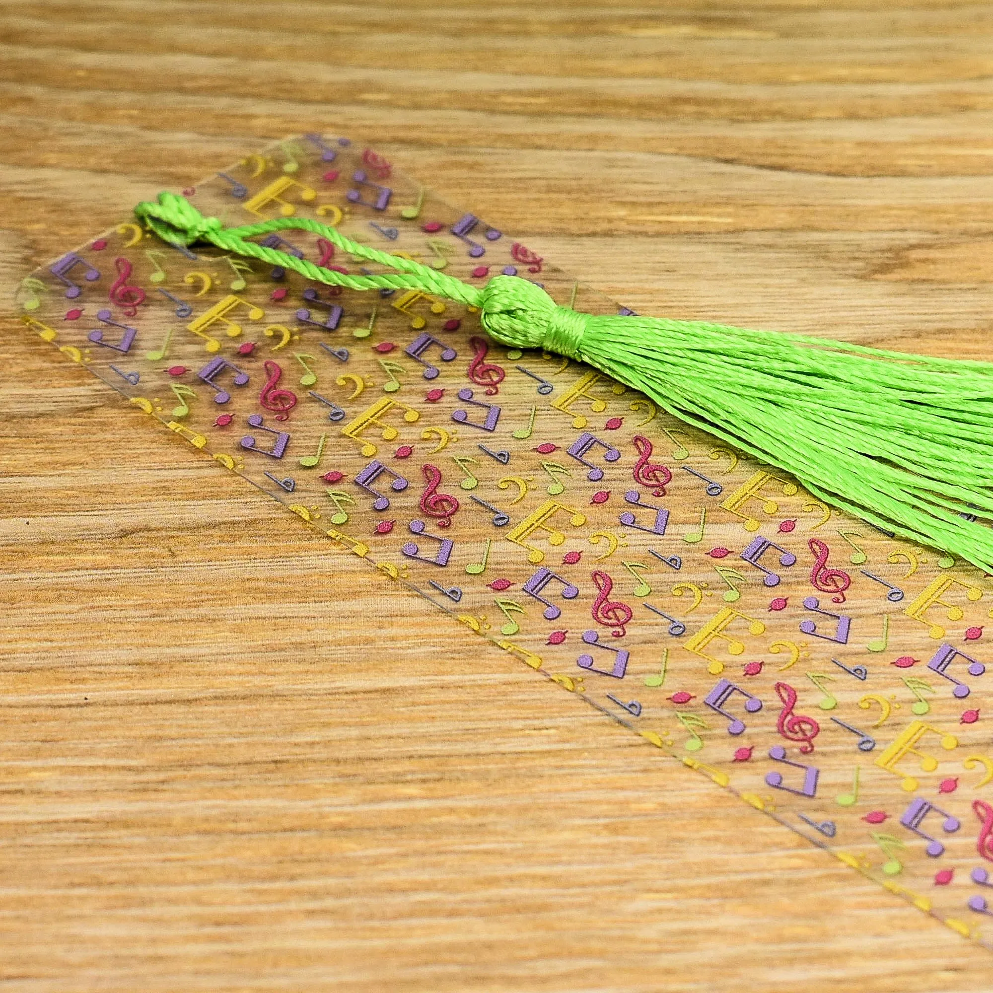 Color Music Notes Bookmark