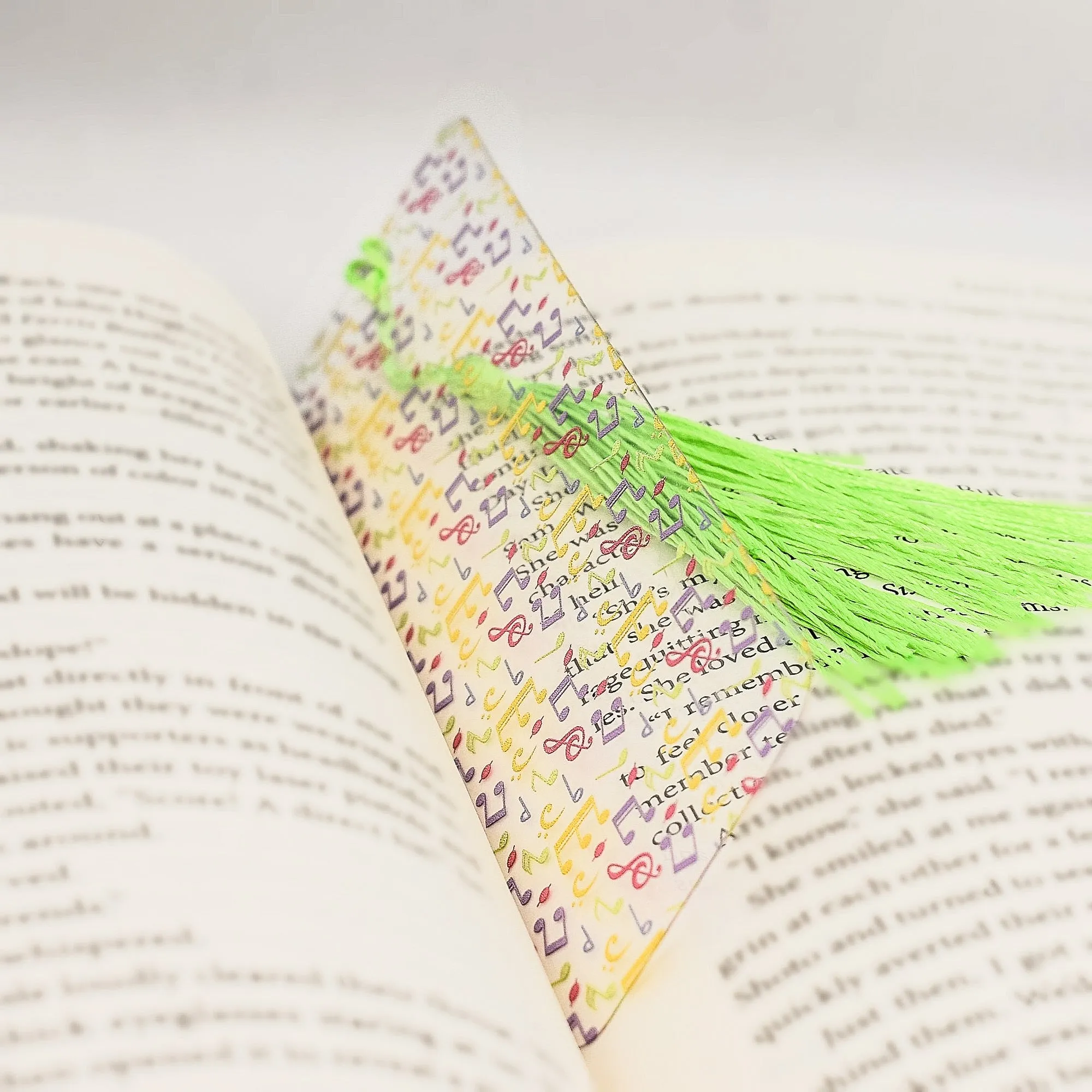 Color Music Notes Bookmark