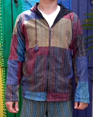 Cotton Unisex Dharke Patchwork Hoodies