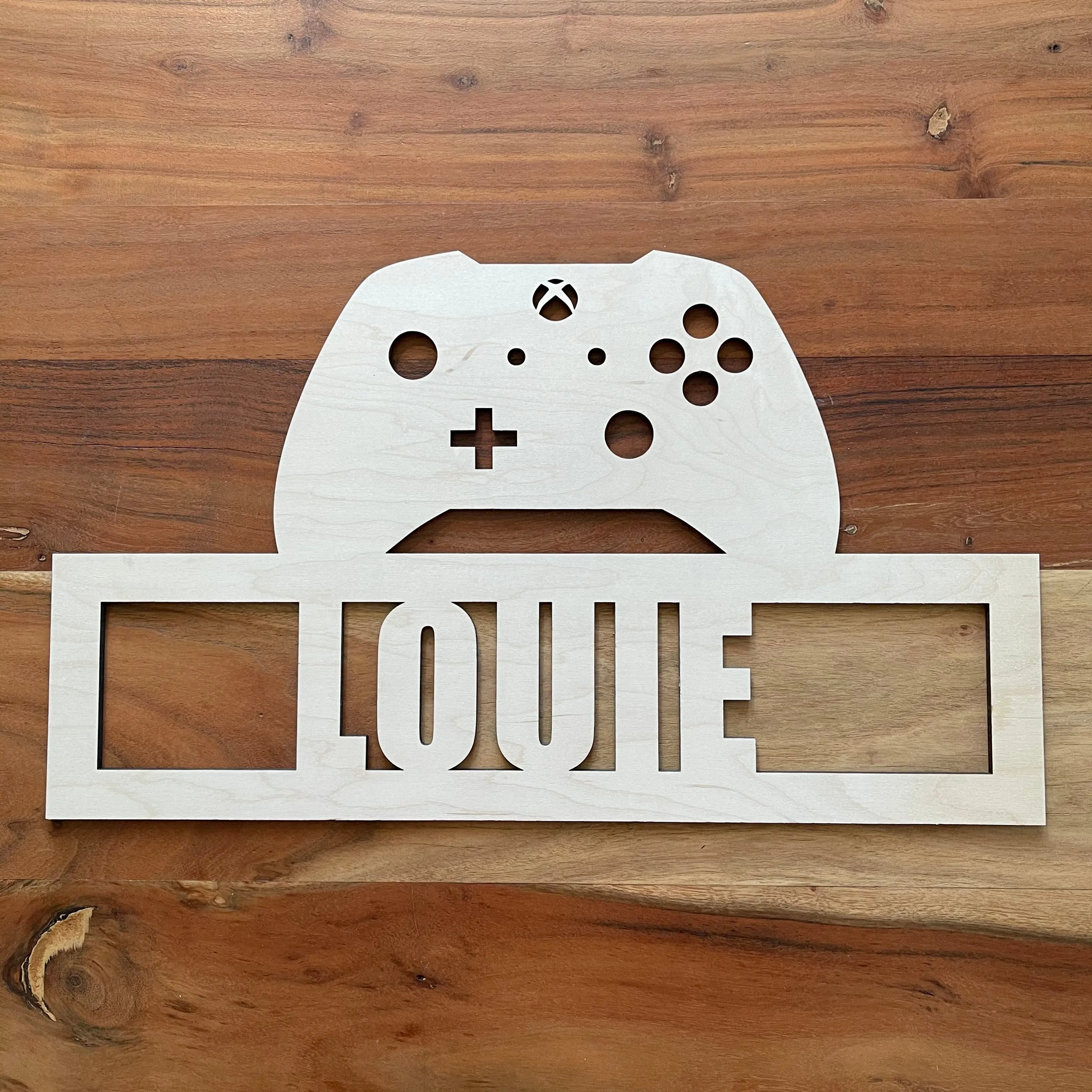 Customizable Xbox inspired Controller Name/Gamertag Sign