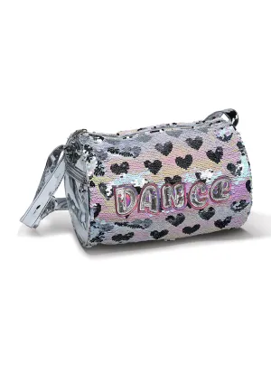 Danznmotion Sequin Hearts Pearlescent Duffel