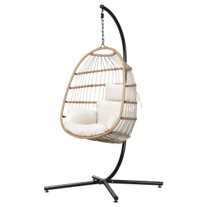 Dreobe Outdoor Wicker Egg Chair - Natural