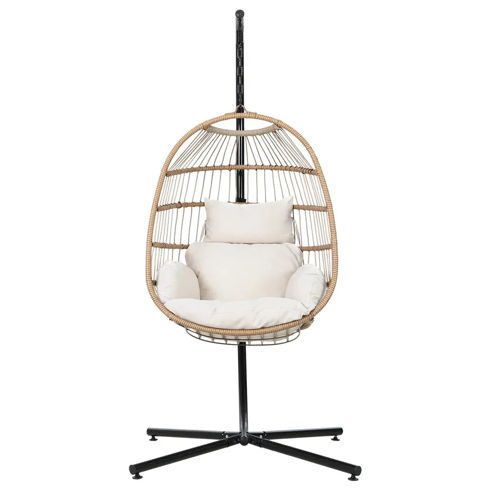 Dreobe Outdoor Wicker Egg Chair - Natural