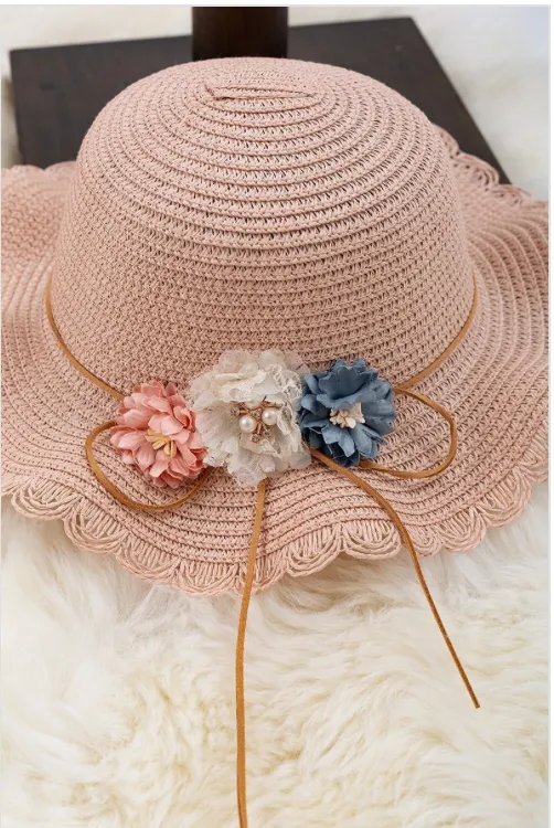Floppy Straw Hat and Bag Set