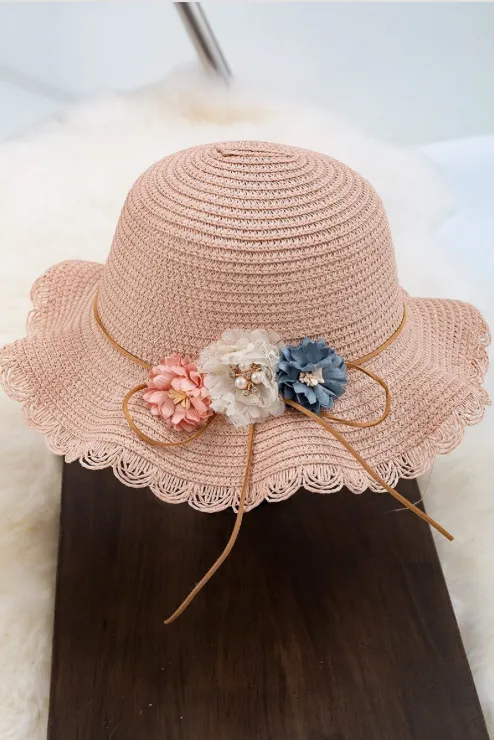 Floppy Straw Hat and Bag Set