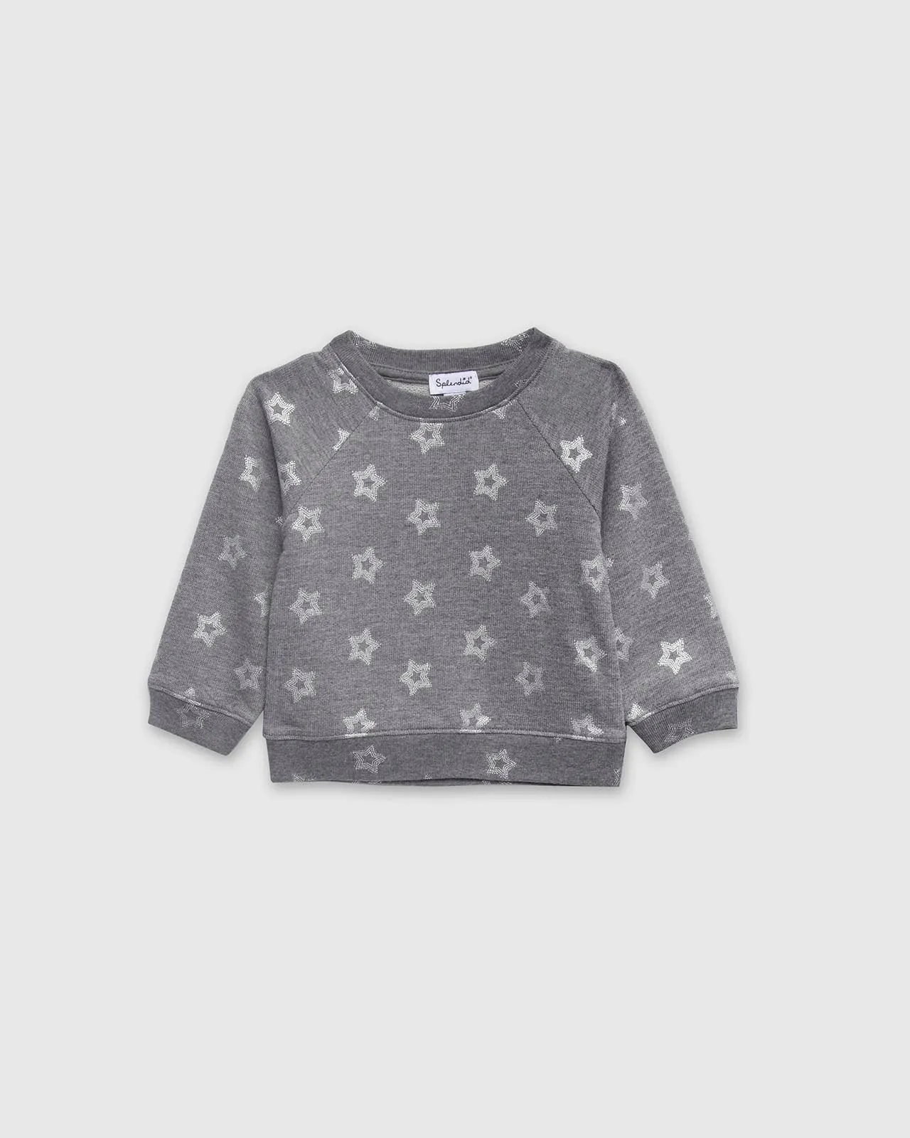 Girls Foil Star Sweatshirt