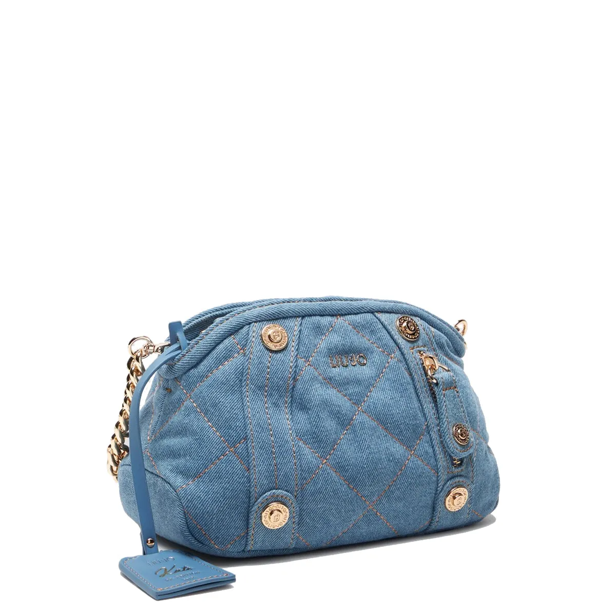 Liu Jo - Tracollina matelassé Denim - AA5257D0001 - DENIM