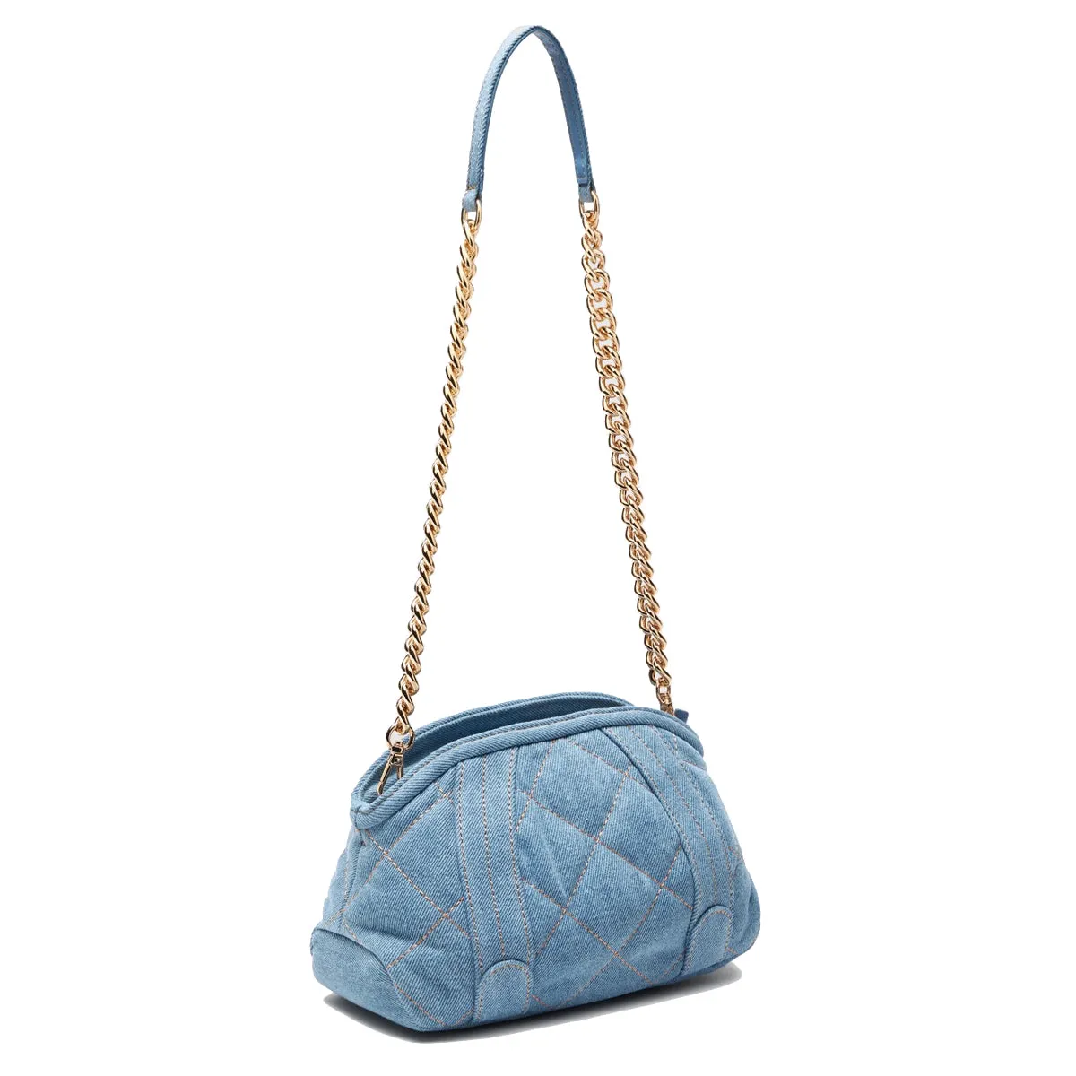Liu Jo - Tracollina matelassé Denim - AA5257D0001 - DENIM