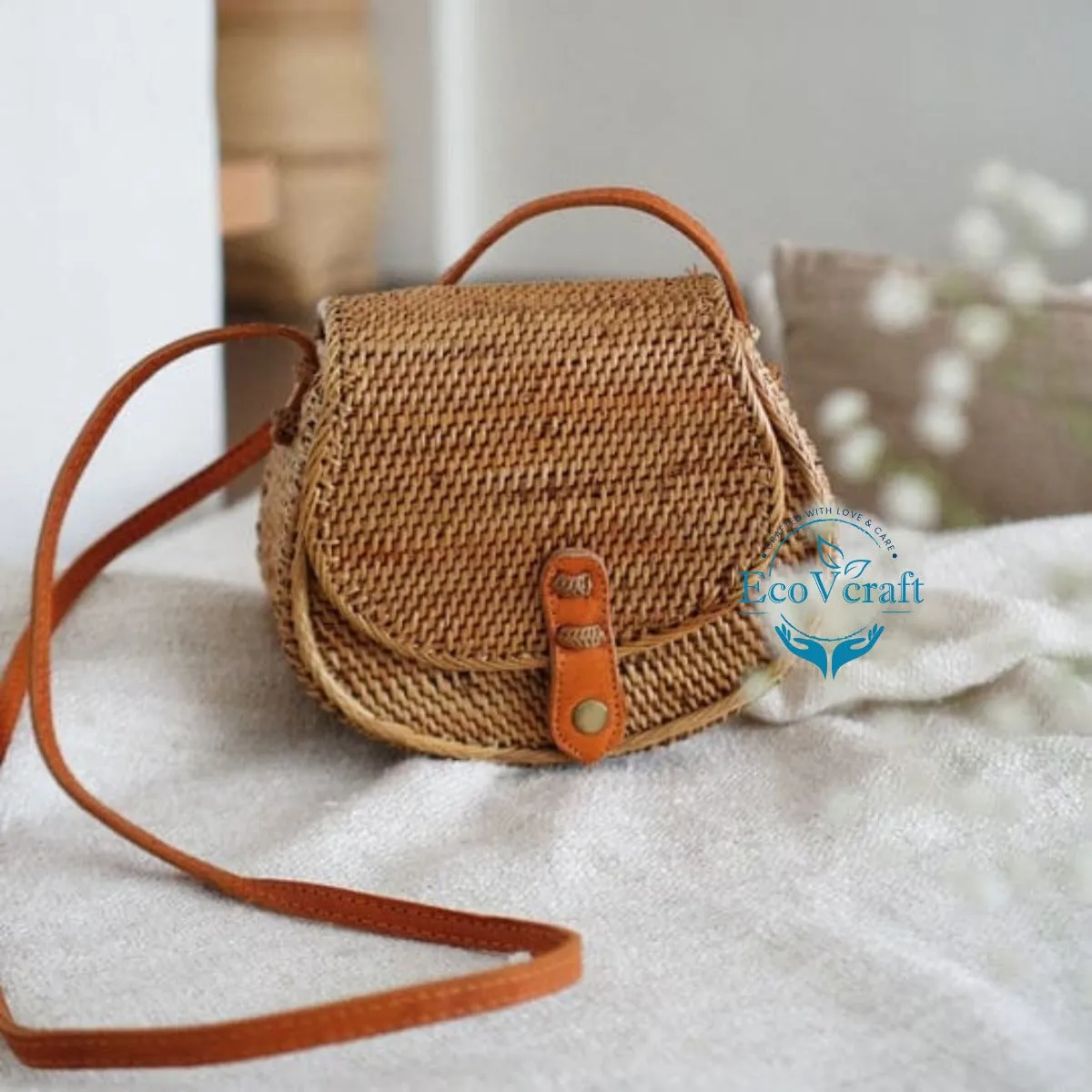 LoomLuxe Sling Brown Crossbody Sling Bag