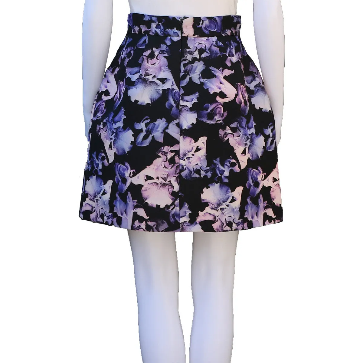 MCQ ALEXANDER MCQUEEN FLORAL CAMO PRINT SKIRT