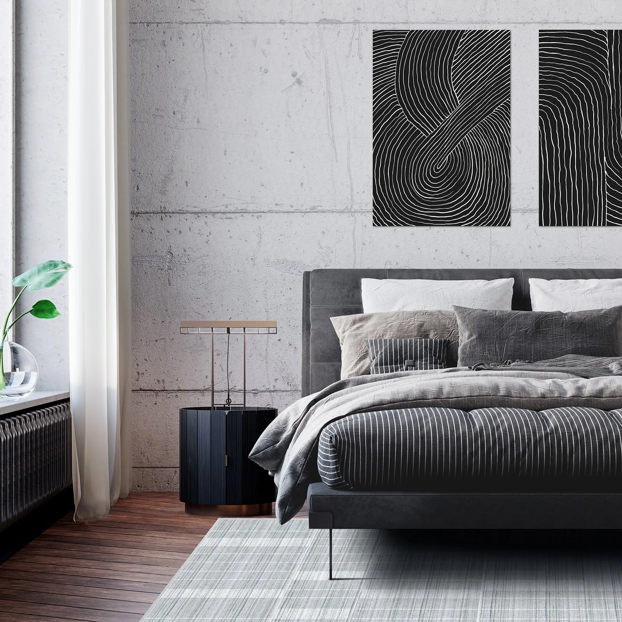 Miro - Grey/White