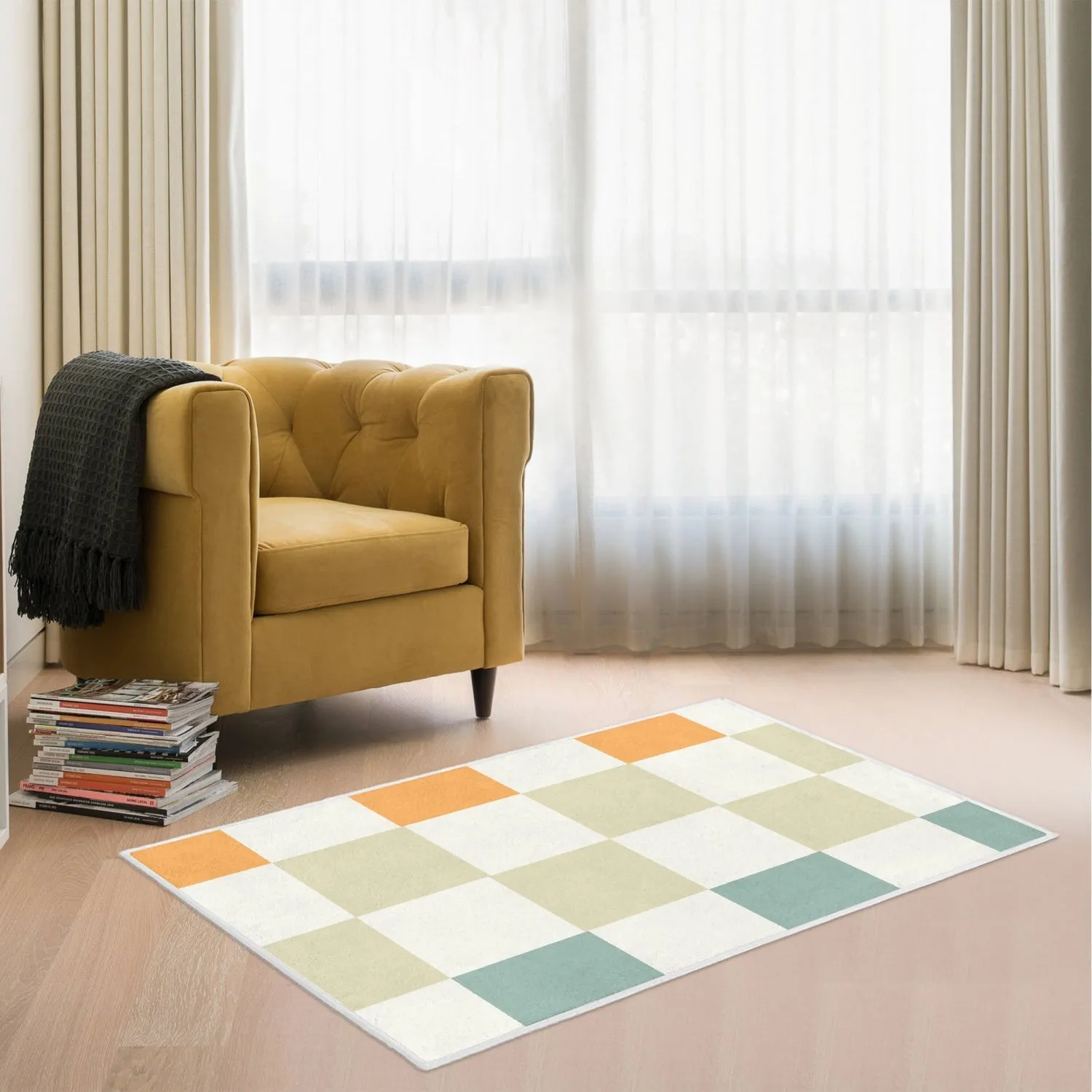 Modern Geometric Rug