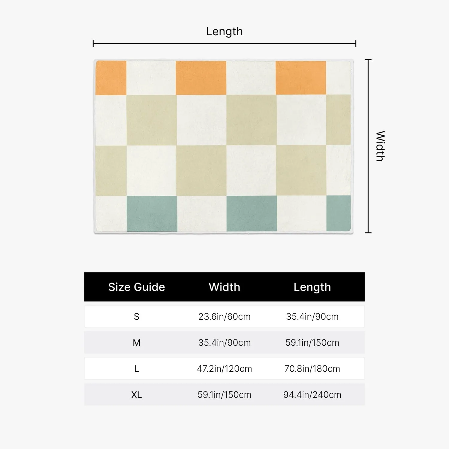 Modern Geometric Rug