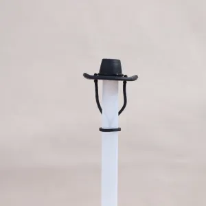 Owllaser Cowboy Hat Straw Topper, Straw Accessory for 10mm Straw
