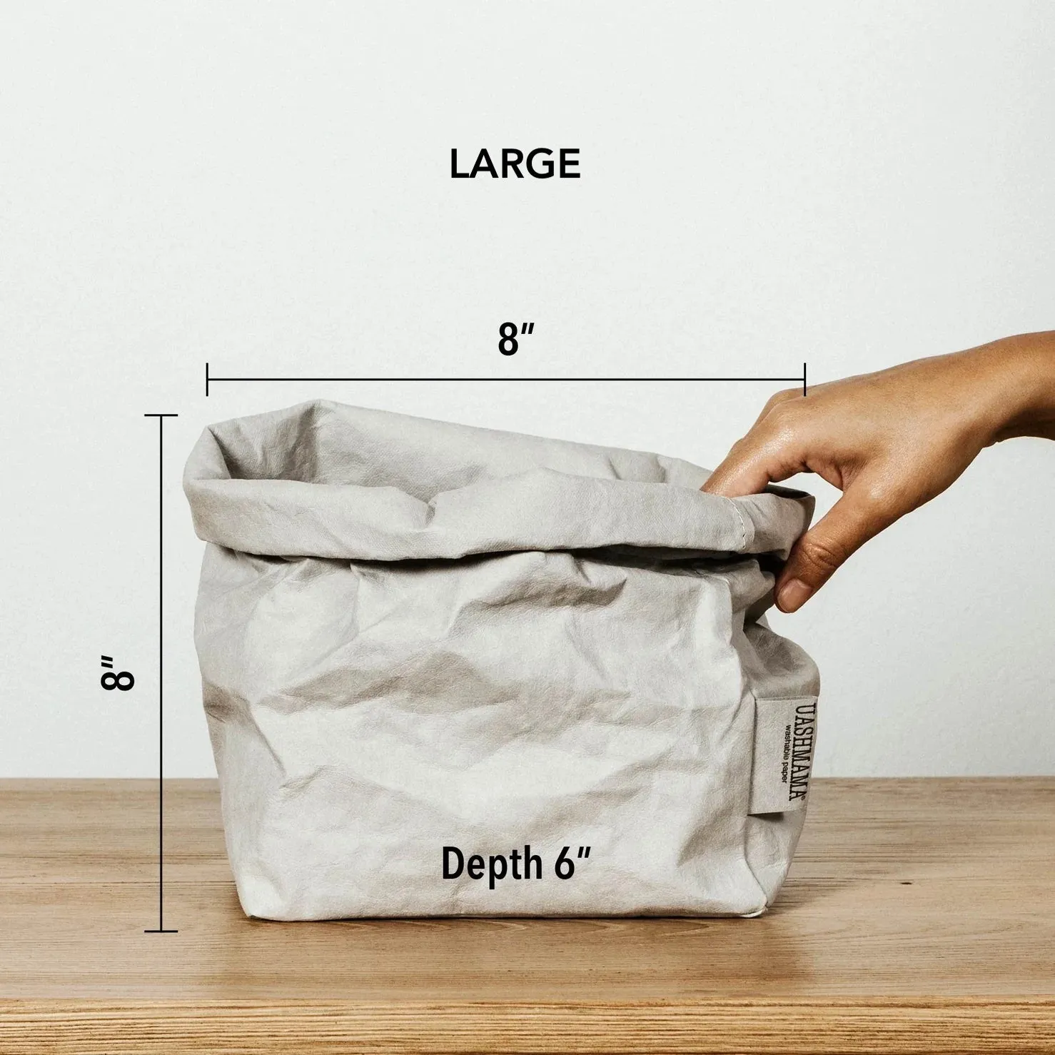 Paper Bag : Metallic - Platino