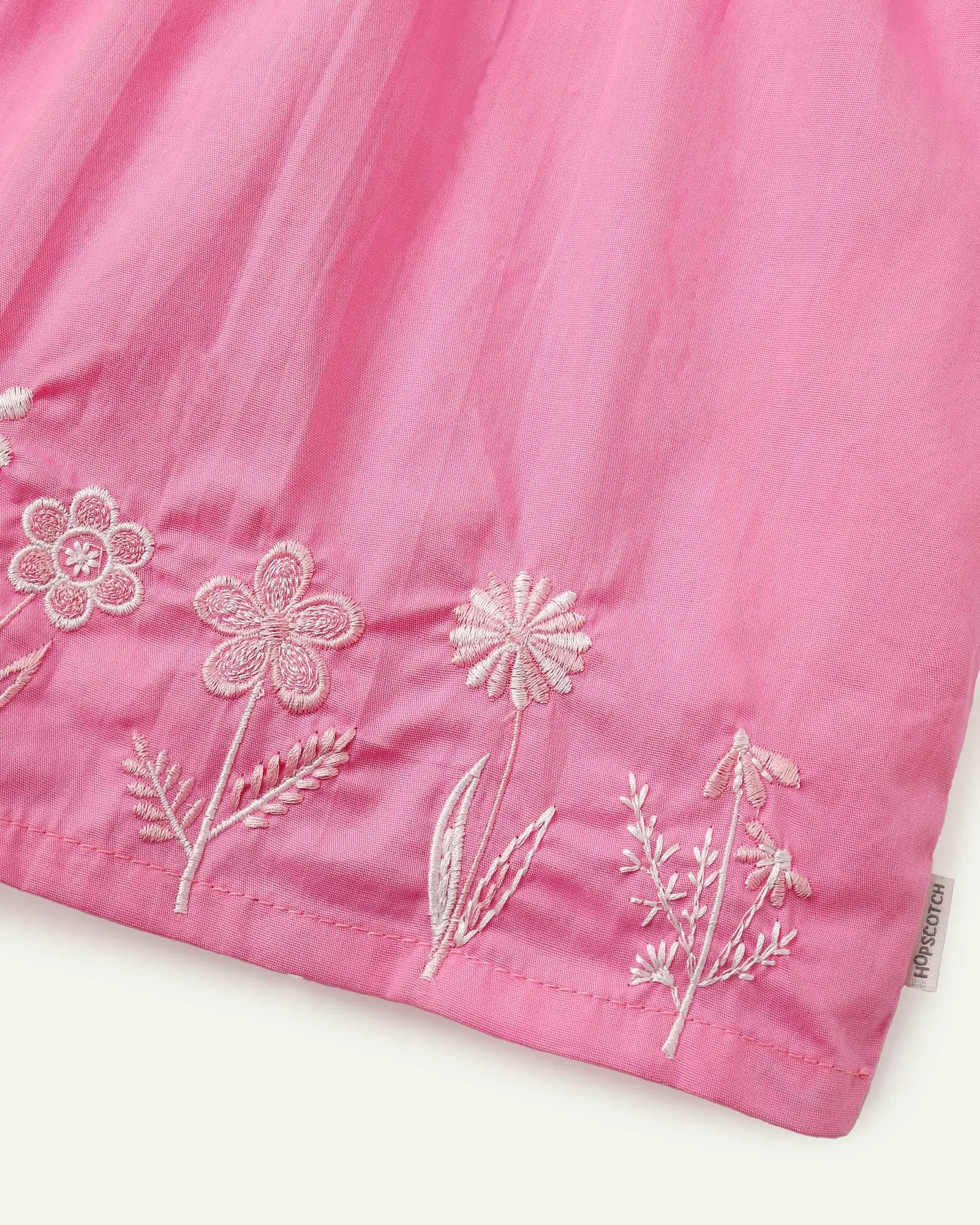 Pink Embroidered Frock