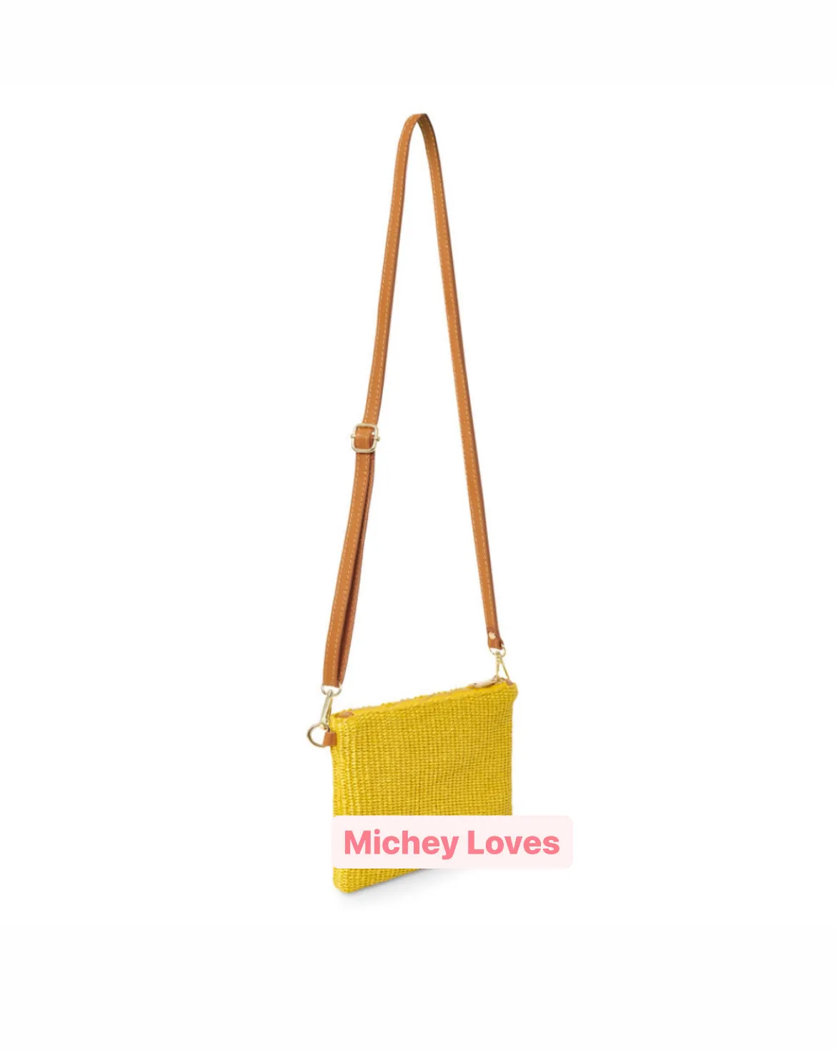Raffia Woven Crossbody / Wristlet Bags | Cream