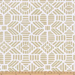 Ribble Athena Gold Drapery Fabric by Premier Prints - 30 Yard Bolt