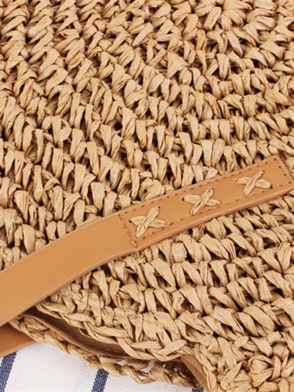 Summer Round Straw Shoulder Bag