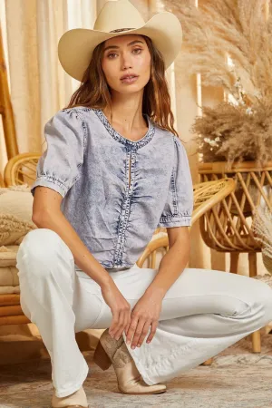 The Denim Crop