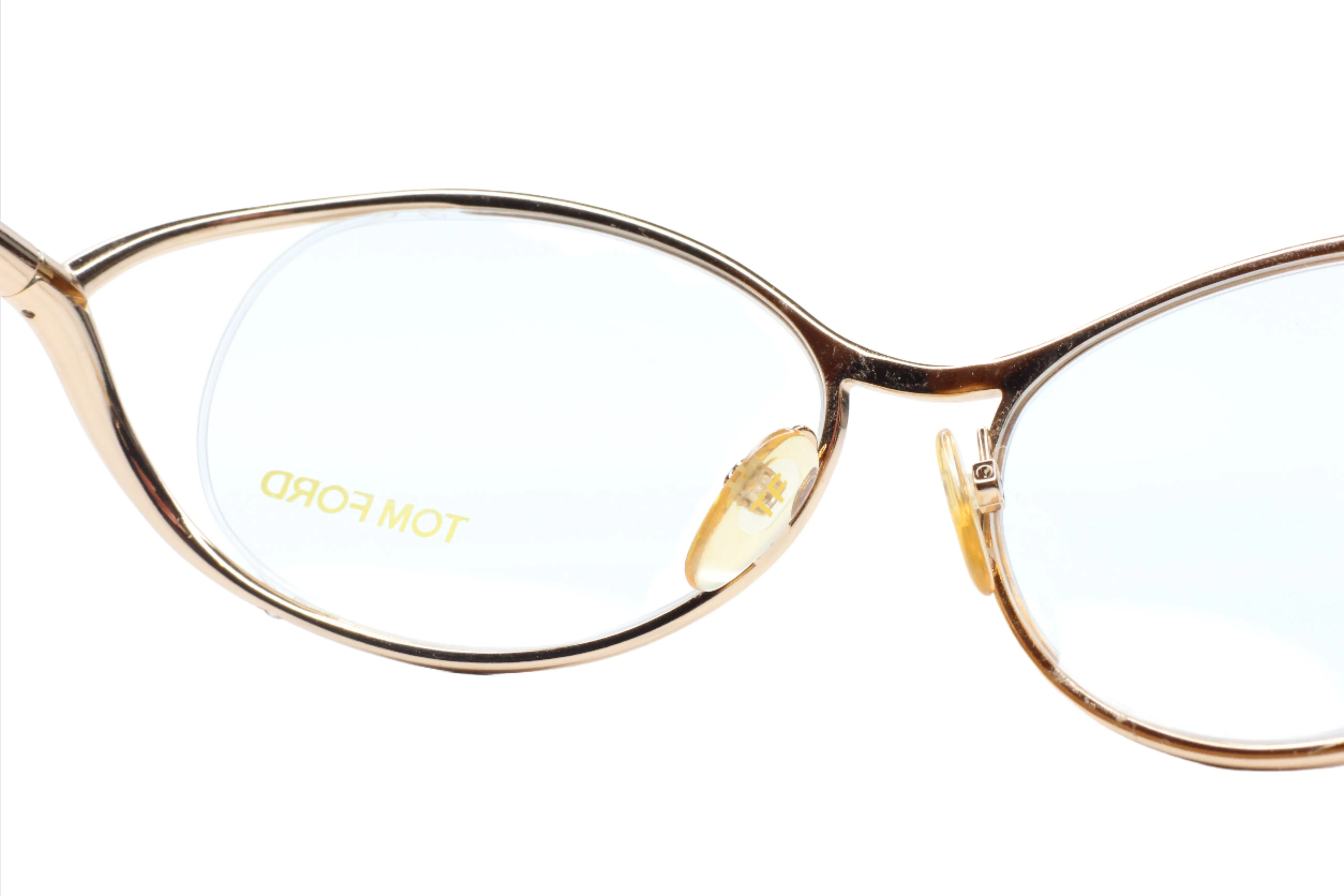 Tom Ford TF5059 772 Gold Black Oval Designer Italy Eyeglasses 56mm
