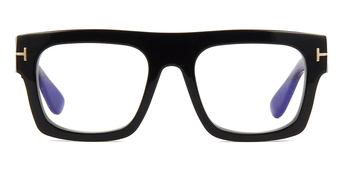 Tom Ford TF5634-B 001 Blue Control Black - As Seen On Sharon Stone & Remo D'Souza