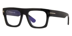 Tom Ford TF5634-B 001 Blue Control Black - As Seen On Sharon Stone & Remo D'Souza