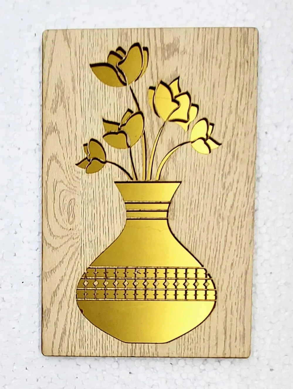 Wall Art for Home, office, Restaurants Decorative | Wooden Frame, Home Decor Unique Design Wall Frame Laser Cut(16X24 inch, 3Pcs set)