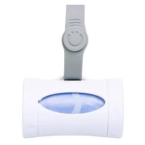 White On-the-Go Bag Dispenser